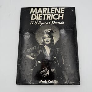 Vintage Marlene Dietrich A Hollywood Portrait Coffee Table Book